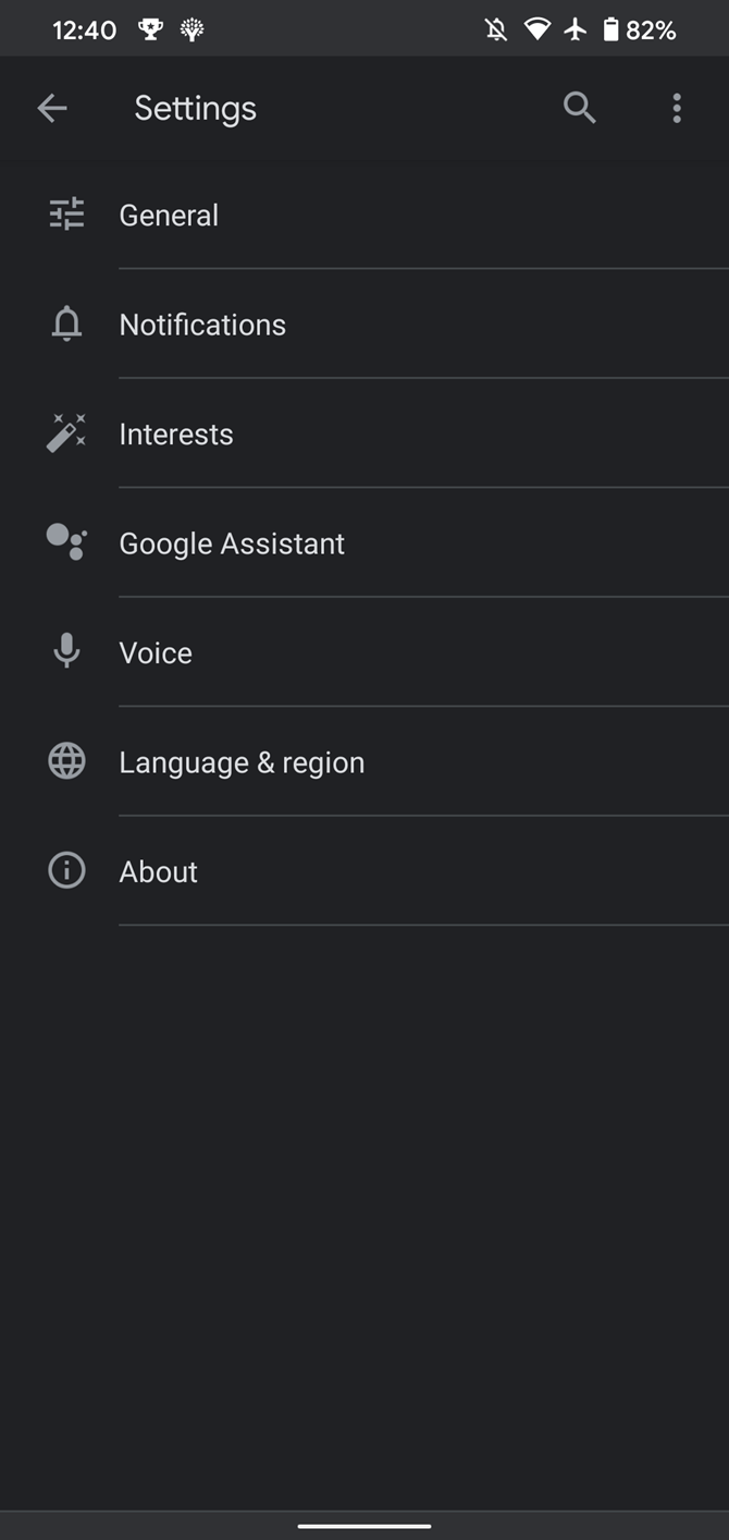 Was ist Google Assistant? Wie man es voll ausschöpft - 04b Google Search Settings