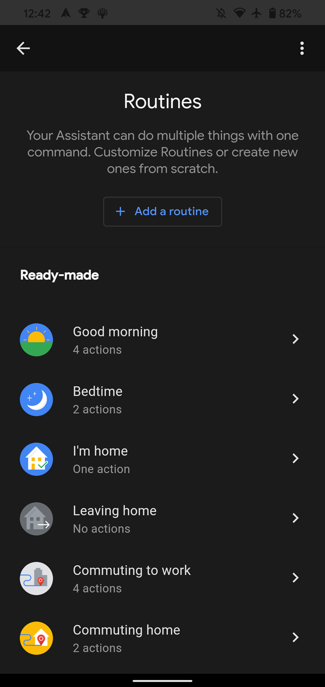 Was ist Google Assistant? Wie man es voll ausschöpft - 05b Google Assistant Routines