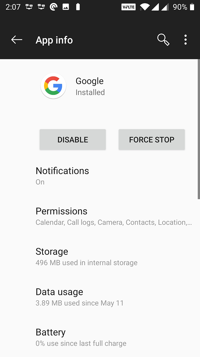 google app notifications