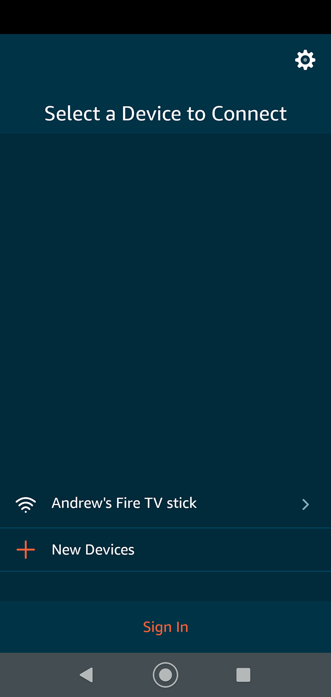 select device - Come accoppiare il telecomando Amazon Fire TV Stick