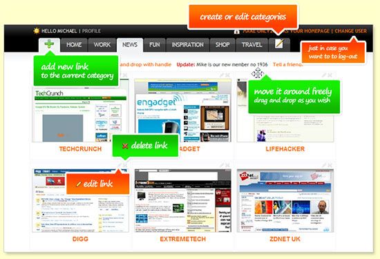 Only2Clicks - Visual Bookmarking