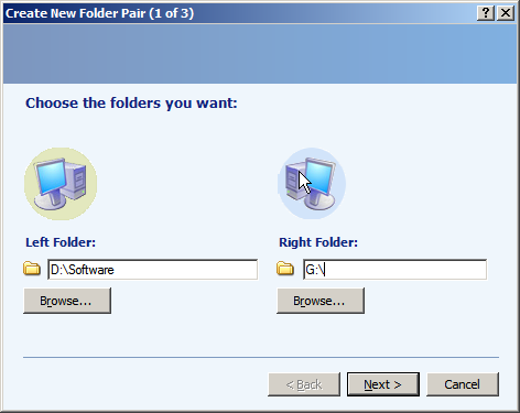 mac sync folders with external hard drive