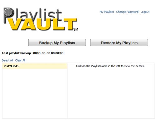 Backup iTunes playlists