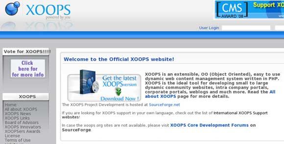 xoops - best open source social network script