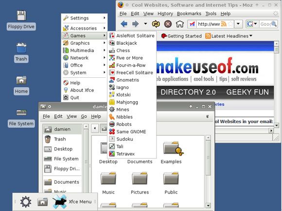 xfce- desktop manager linux