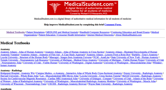 medicalstudent.com - website for medical students