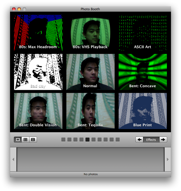 new photo booth effects for mac 2012