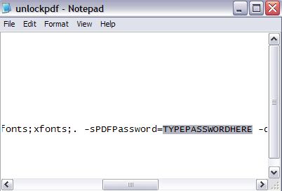open pdf password