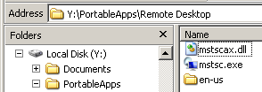 Portable Remote Desktop Directory