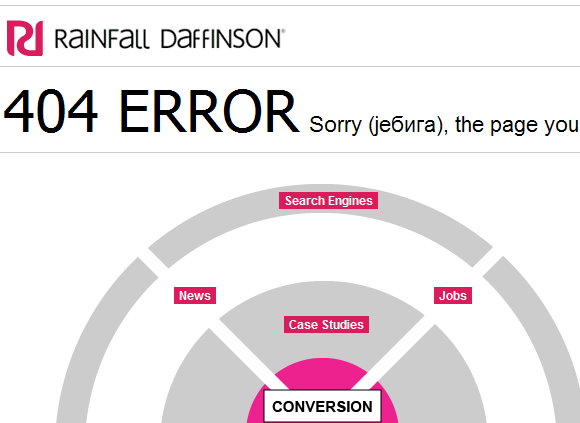 create a 404 error page
