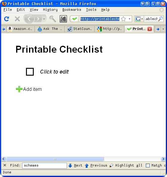 online checklist tool