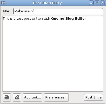 gnome-blog-editor