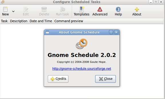 gnome-schedule