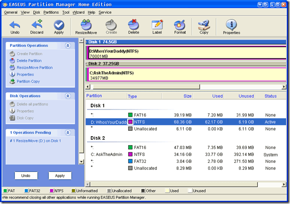 free partition software
