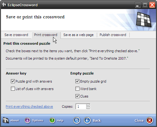 Design Your Own Crossword Puzzles (Windows)
