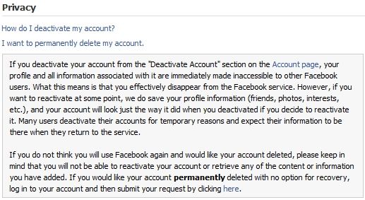 Find out how to delete your Facebook account.