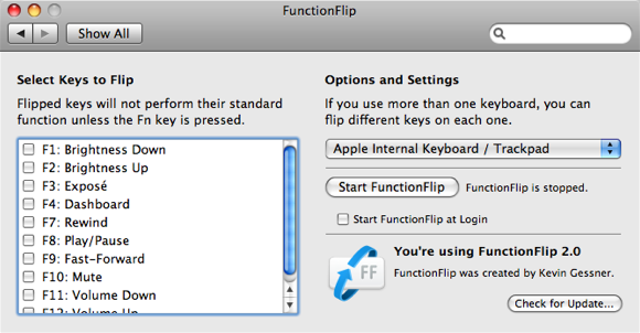 how to flip function keys mac