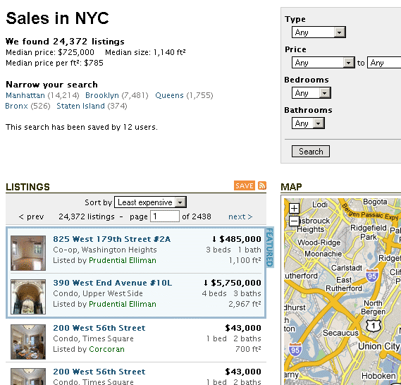 StreetEasy Find New York Apartments for Sale & Rental