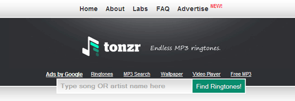 Tonzr_Homepage