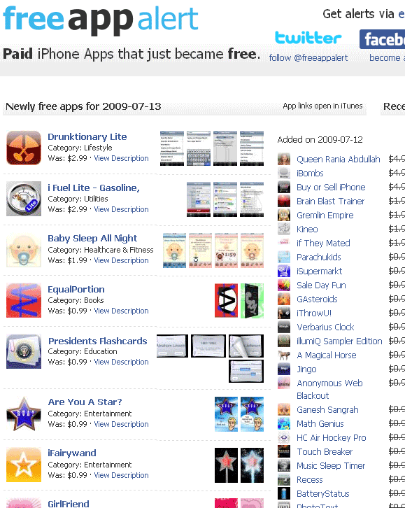 free paid iphone apps
