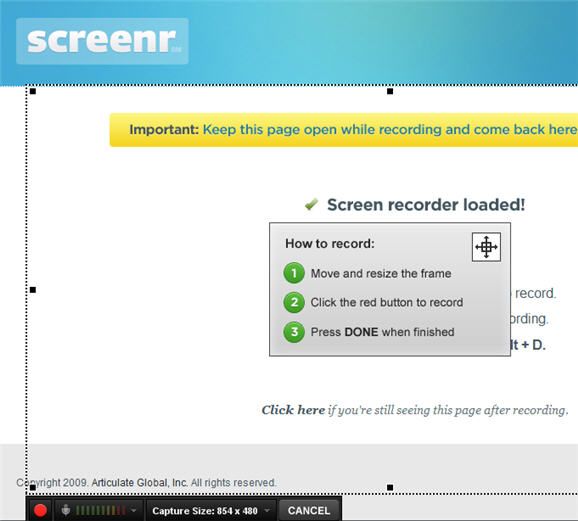 Screenr: Quickly Create Screencasts For Twitter