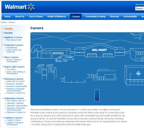 wal mart employment application form