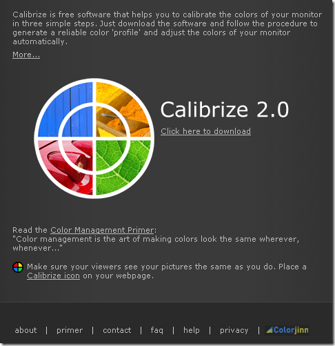 color calibrate your monitor