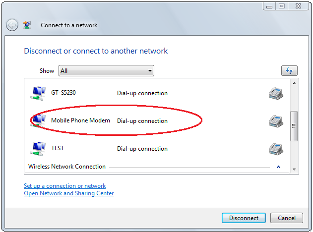 how to use mobile phone as modem