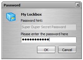 where my lockbox password saved?
