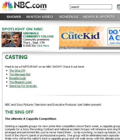 reality tv casting