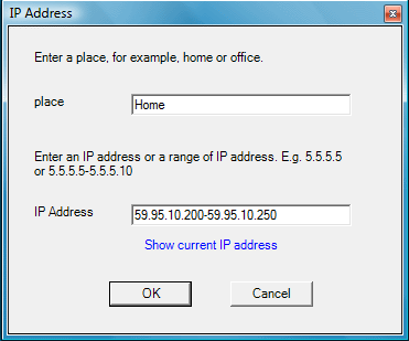 Safe Zone IP Address