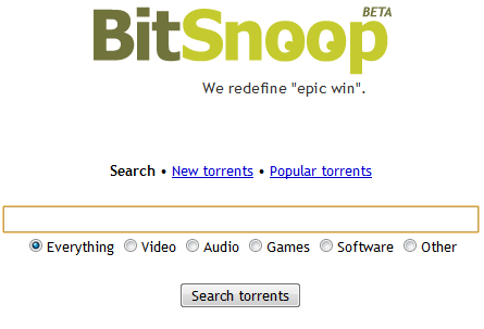 new torrent search engine