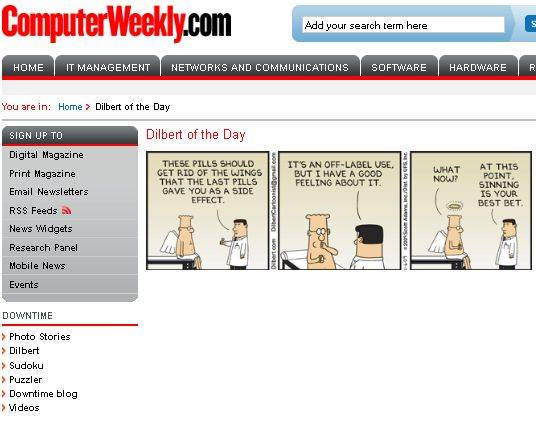6 Great Websites For Dilbert Comic Strip Fans