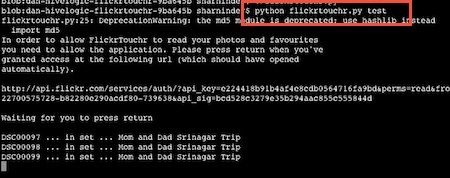 how to backup flickr