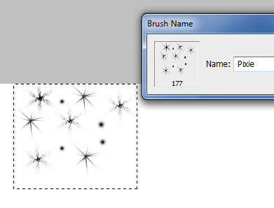 how to draw pixie dust in photoshop