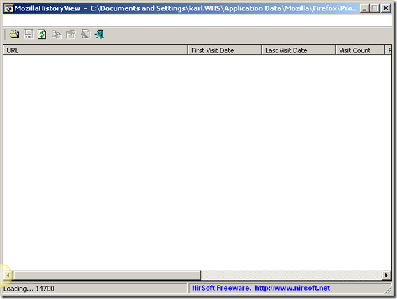 imprimir historial de Firefox
