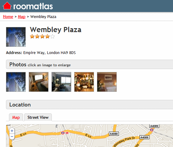 interactive hotel maps online