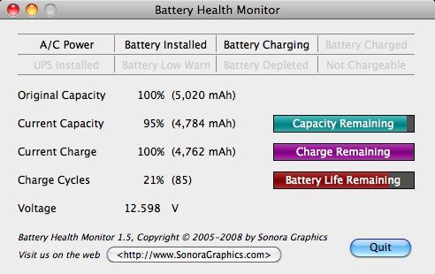 macbook battery monitor