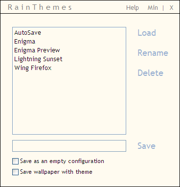rainmeter theme manager