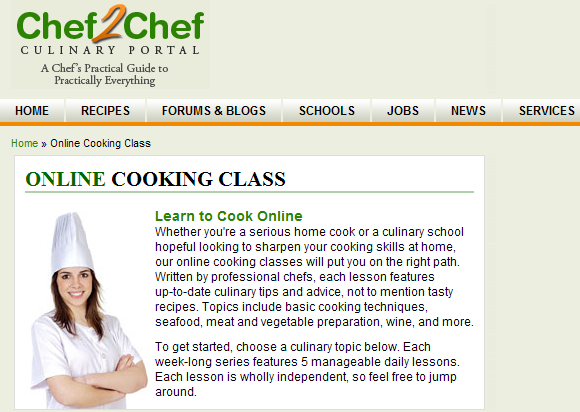 learn to cook well