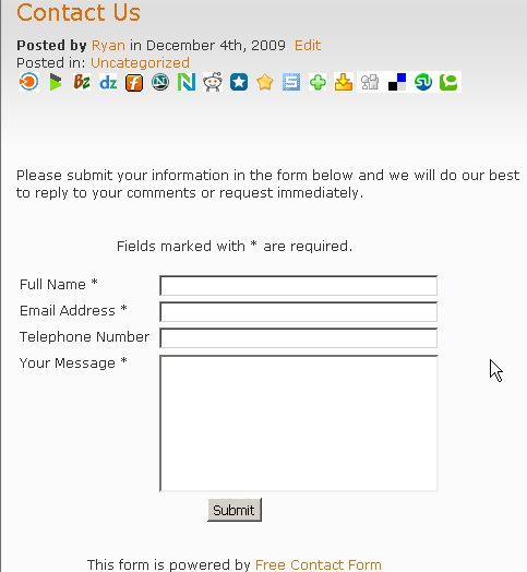 contact form script autoresponder
