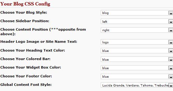 change blog theme