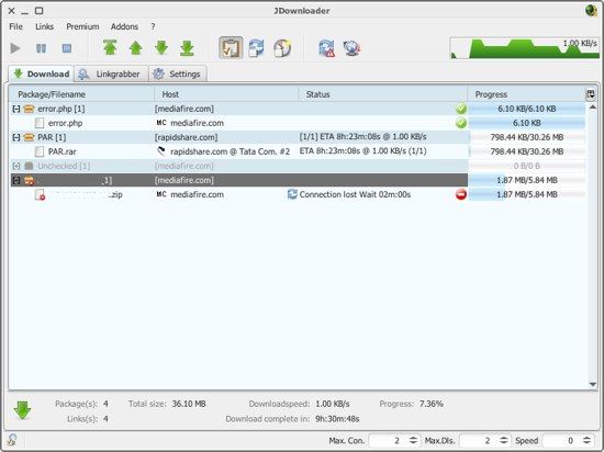 download files from rapidshare