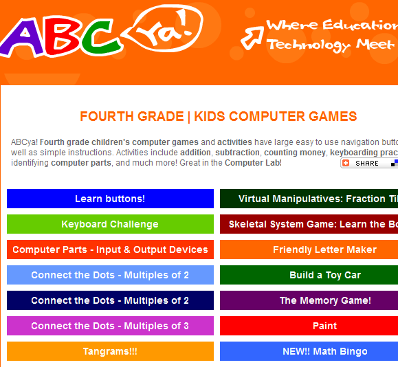 browser based games for kids
