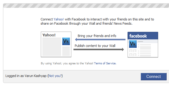 Yahoo facebook login my How to