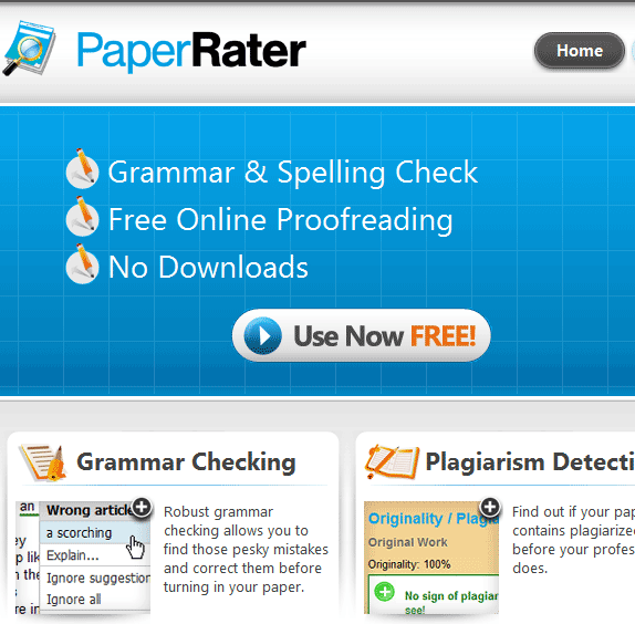 paper rater plagiarism checker
