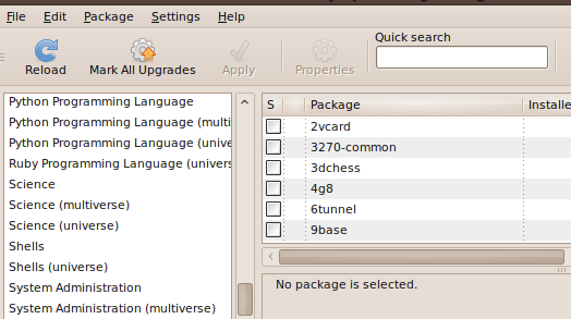 package management ubuntu