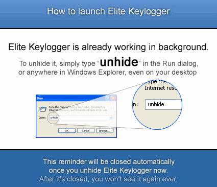 Elite Keylogger Instructions