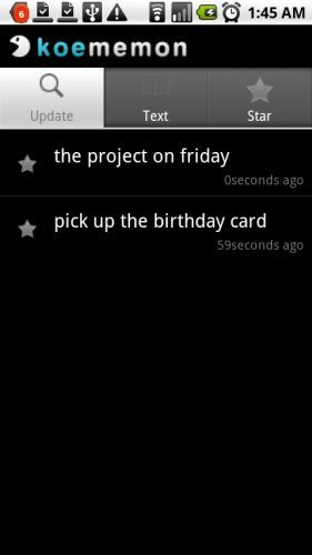 voice mobile app