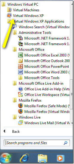 Windows 7 XP Mode